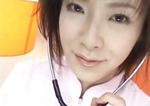 Kasumi Uehara nurse sucks and copulates boner